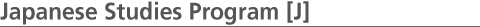 Japanese Studies Program[J]